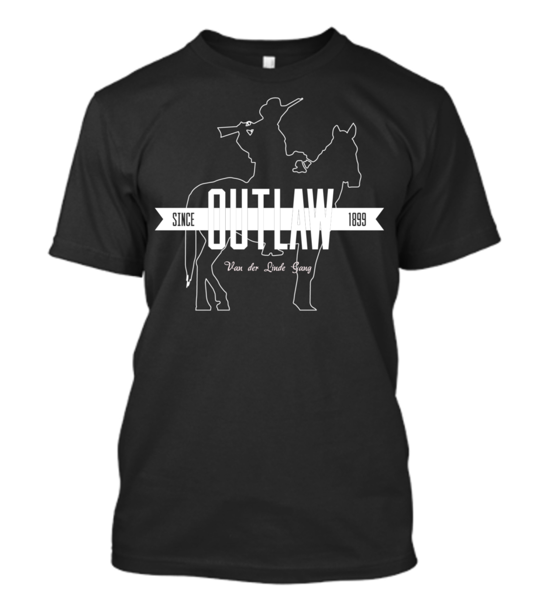 Outlaw Since 1899 Van Der Linde Gang Horse Cowboy T-Shirt
