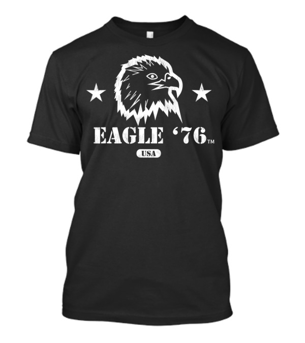 Eagle '76 USA Vintage Star Eagle Head T-Shirt