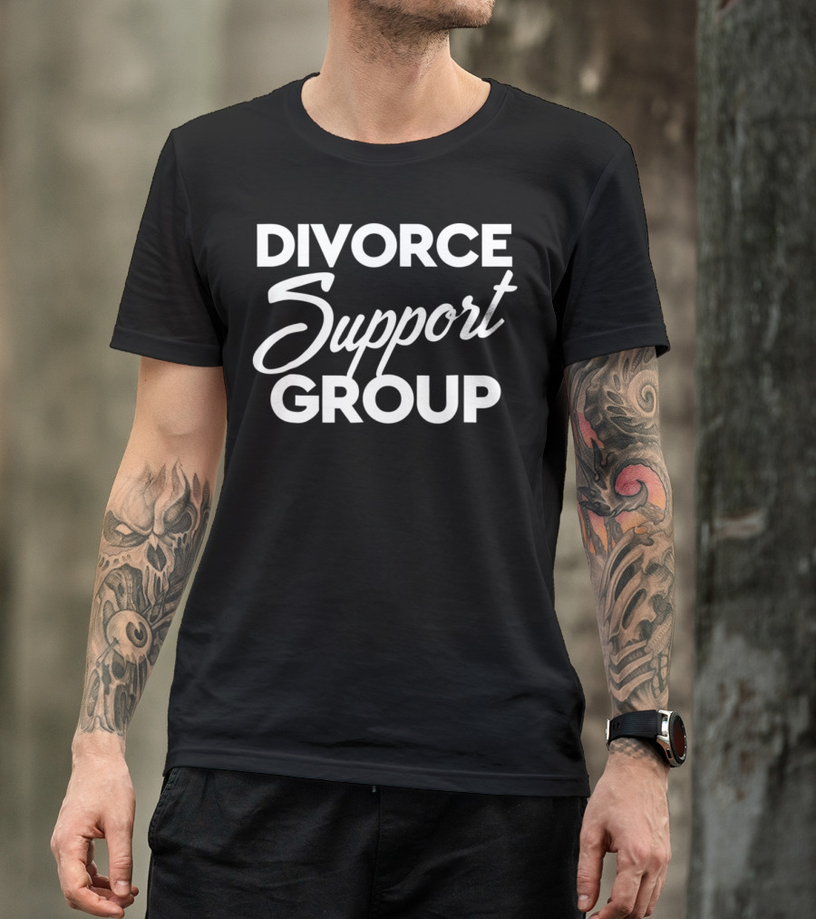 Divorce Support Group Funny Valentines Day T-Shirt