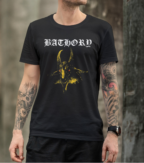 Bathory Classic Goat Image T-Shirt