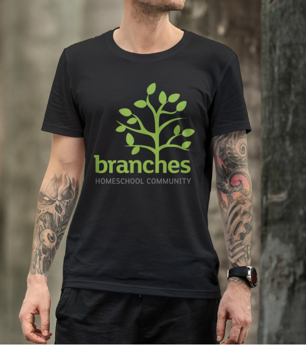 Branches Homeschool Community Green Tree T-Shirt