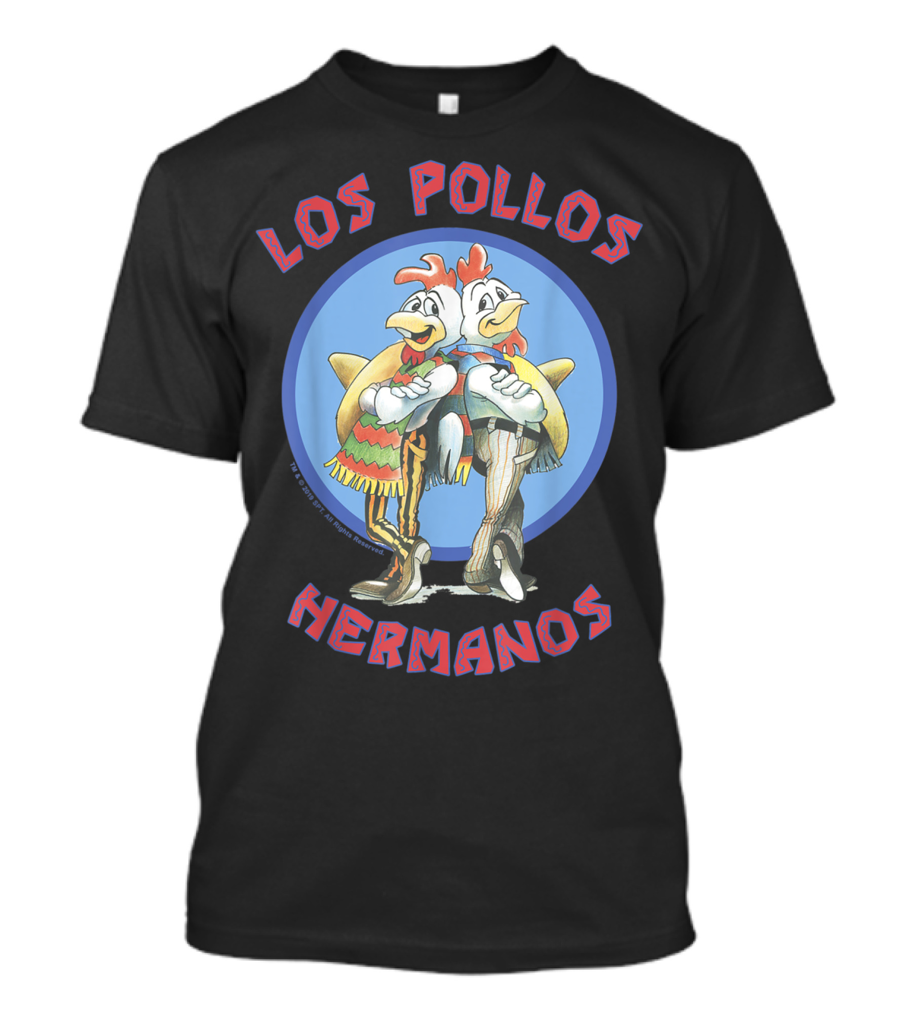 Breaking Bad Los Pollos Hermanos Chicken Logo Circle T-Shirt