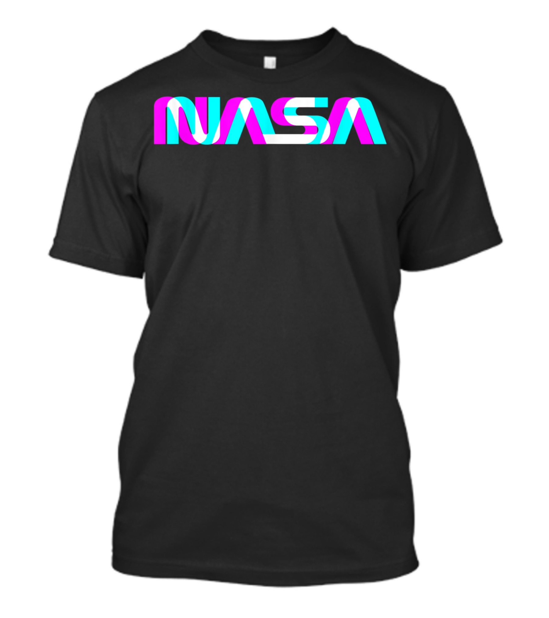 NASA Classic Worm Logo Space Aer T-Shirt