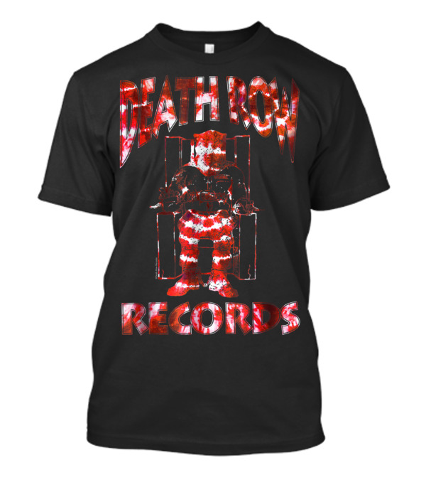 Death Row Records Red Tie Dye Electric Chair Icon T-Shirt
