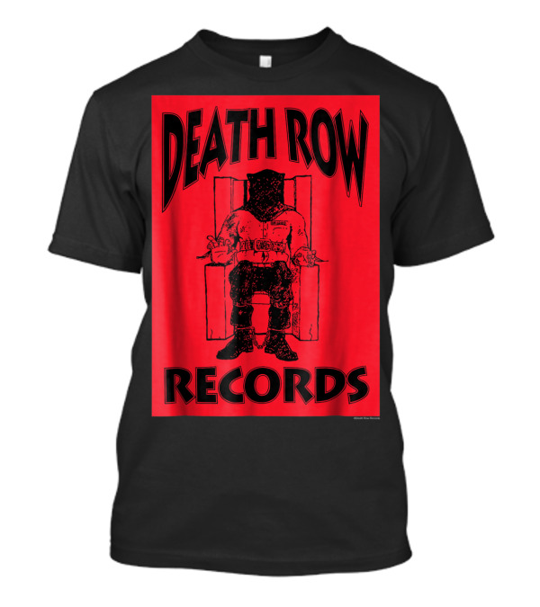 Death Row Records Red And Black T-Shirt
