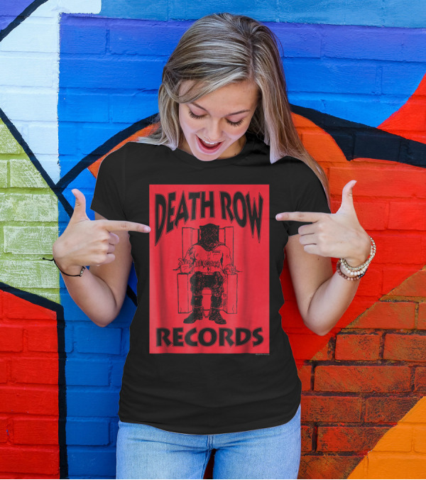 Death Row Records Red And Black T-Shirt