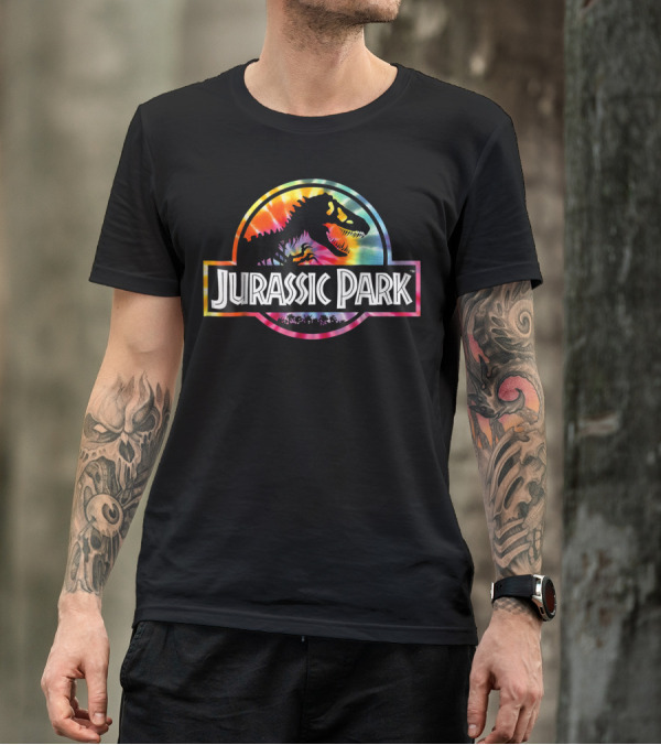 Jurassic Park Tye Dye Rex Movie T-Shirt
