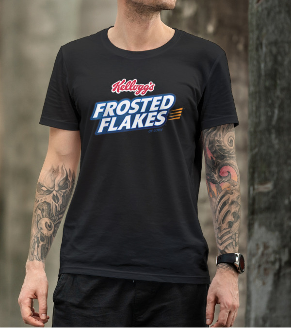 Kellogg's Frosted Flakes Of Corn Iconic Blue And Orange T-Shirt