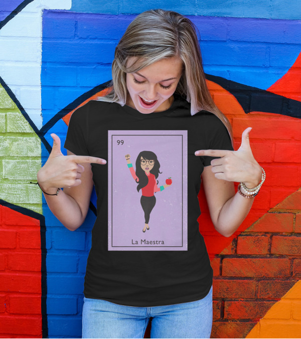 La Maestra Card 99 Apple Raising Fist T-Shirt