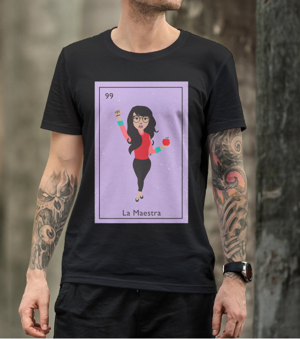 La Maestra Card 99 Apple Raising Fist T-Shirt