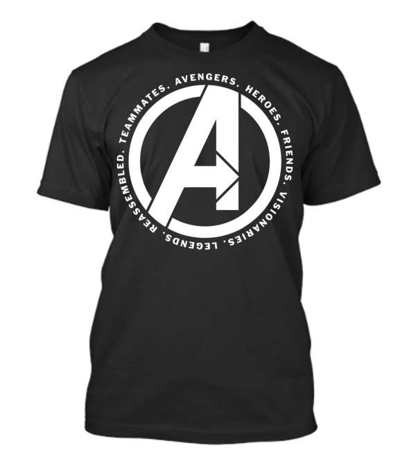 Marvel Avengers Teammates Heroes Friends Visionaries Legends Reassembled T-Shirt