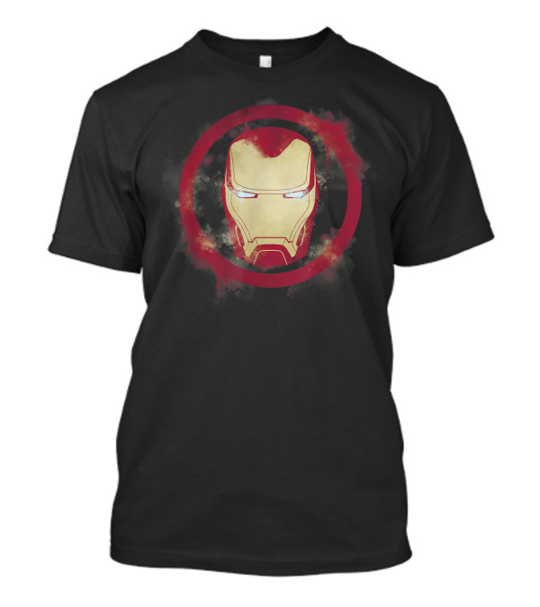 Marvel Avengers Endgame Iron Man Helmet Smoke Spray T-Shirt