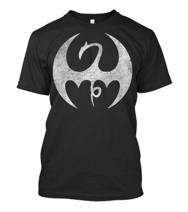 Marvel Iron Fist Distressed Dragon Emblem T-Shirt