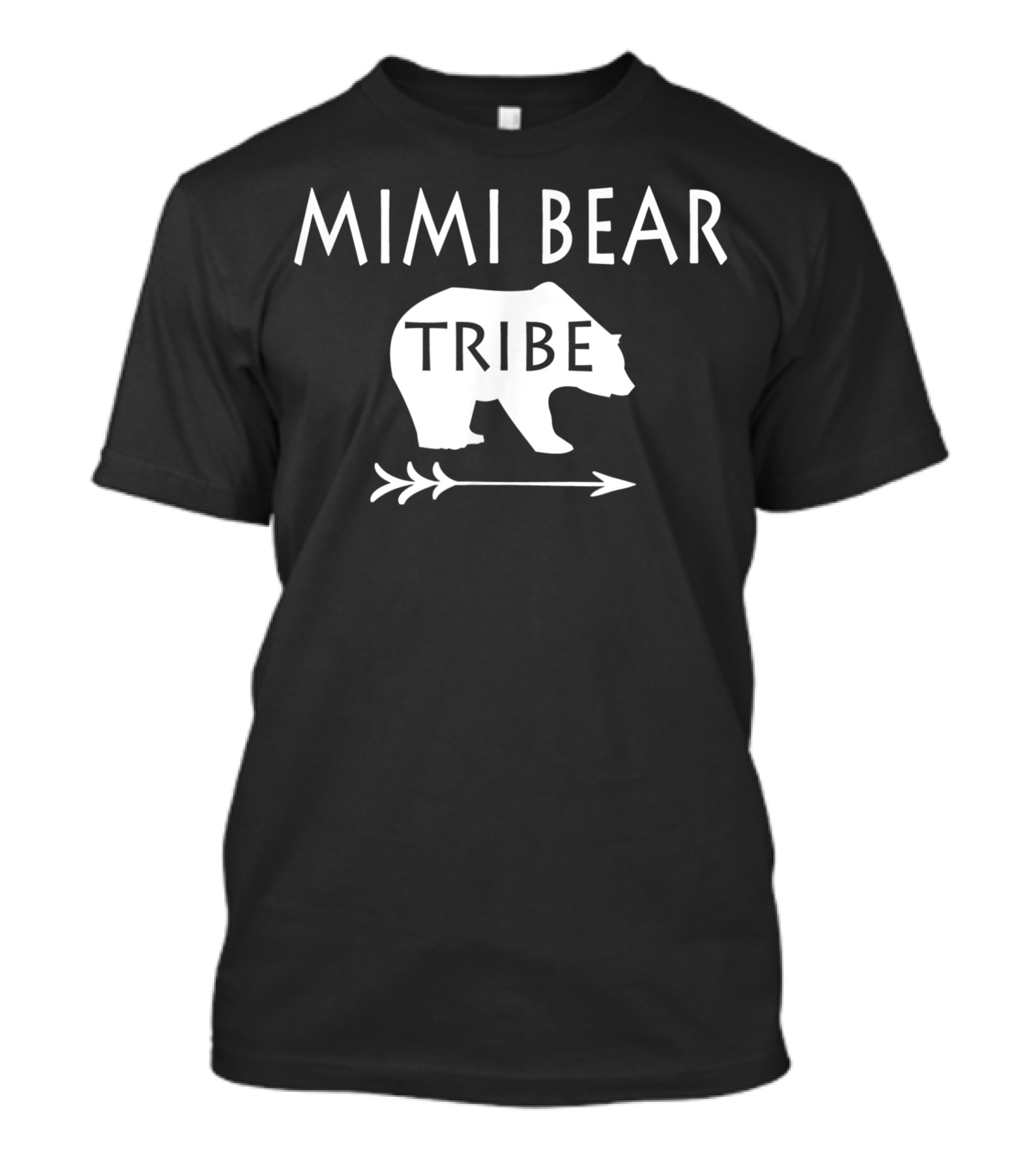Mimi Bear Tribe Arrow Bear For Grandma Mimi T-Shirt