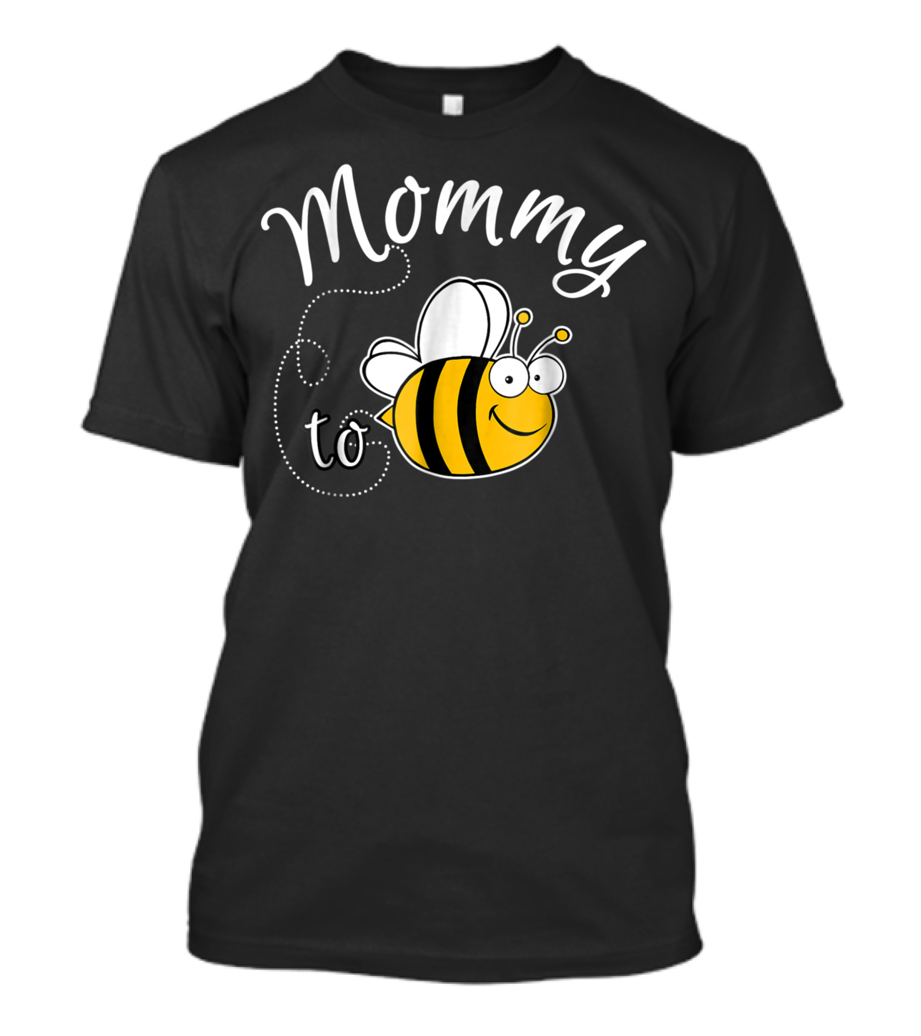 Mommy To Bee Cute Bumblebee Drawing T-Shirt