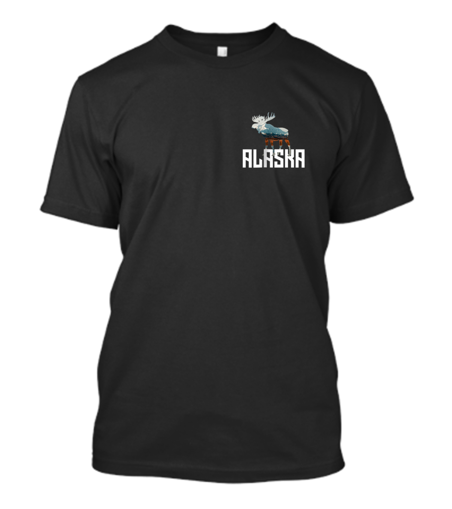 Alaska Moose Last Frontier Bear T-Shirt