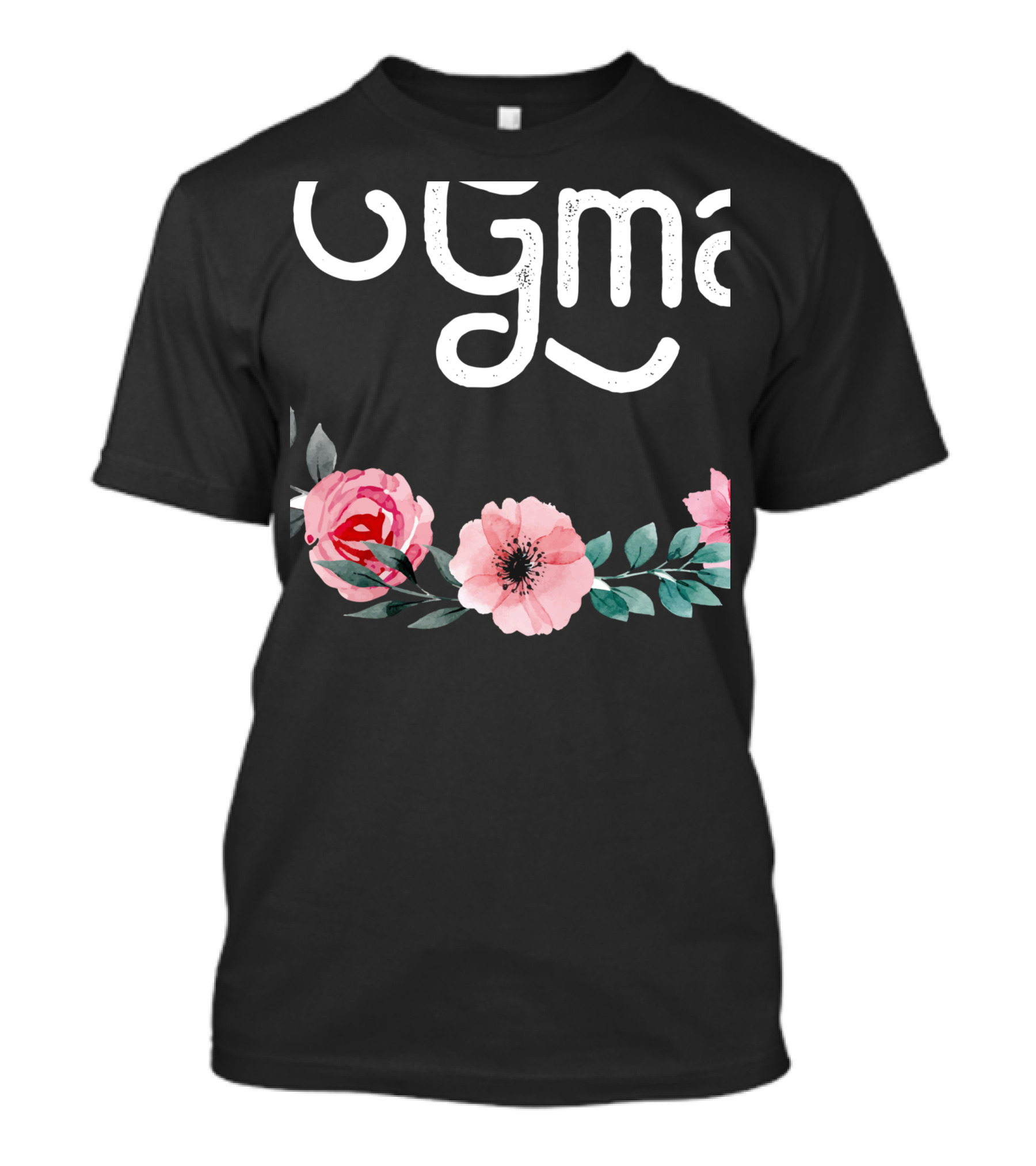 Mothers Day Floral Gma For Grandma Women Men T-Shirt