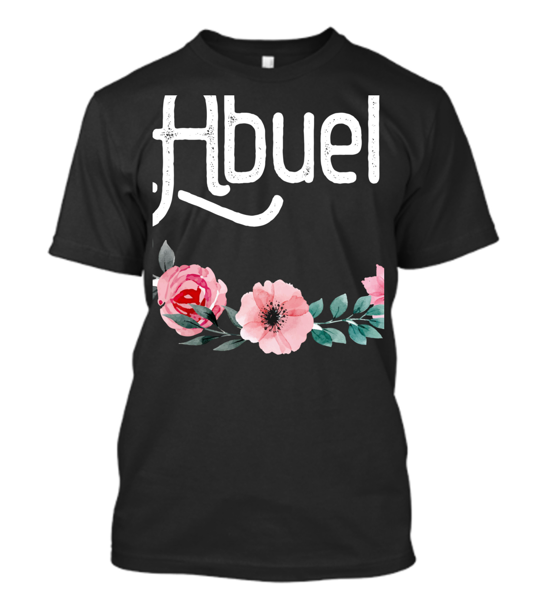 Mothers Day Spanish Abuela Floral T-Shirt