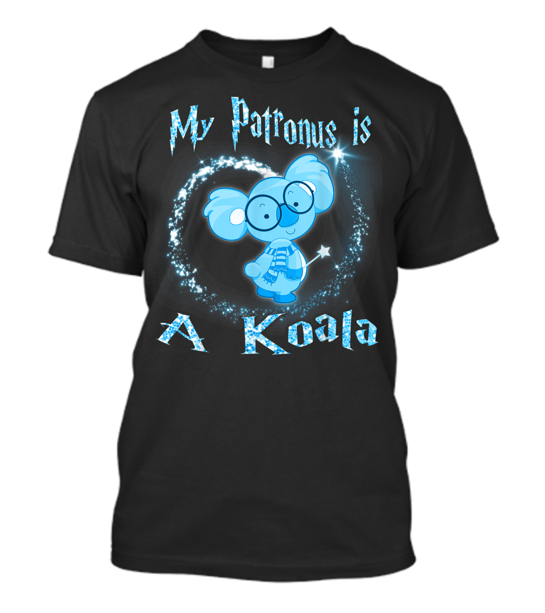 My Patronus Is A Koala Magic Wizardry Sparkle Charm T-Shirt