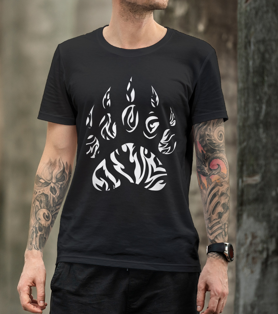 Native American Tribal Bear Paw T-Shirt