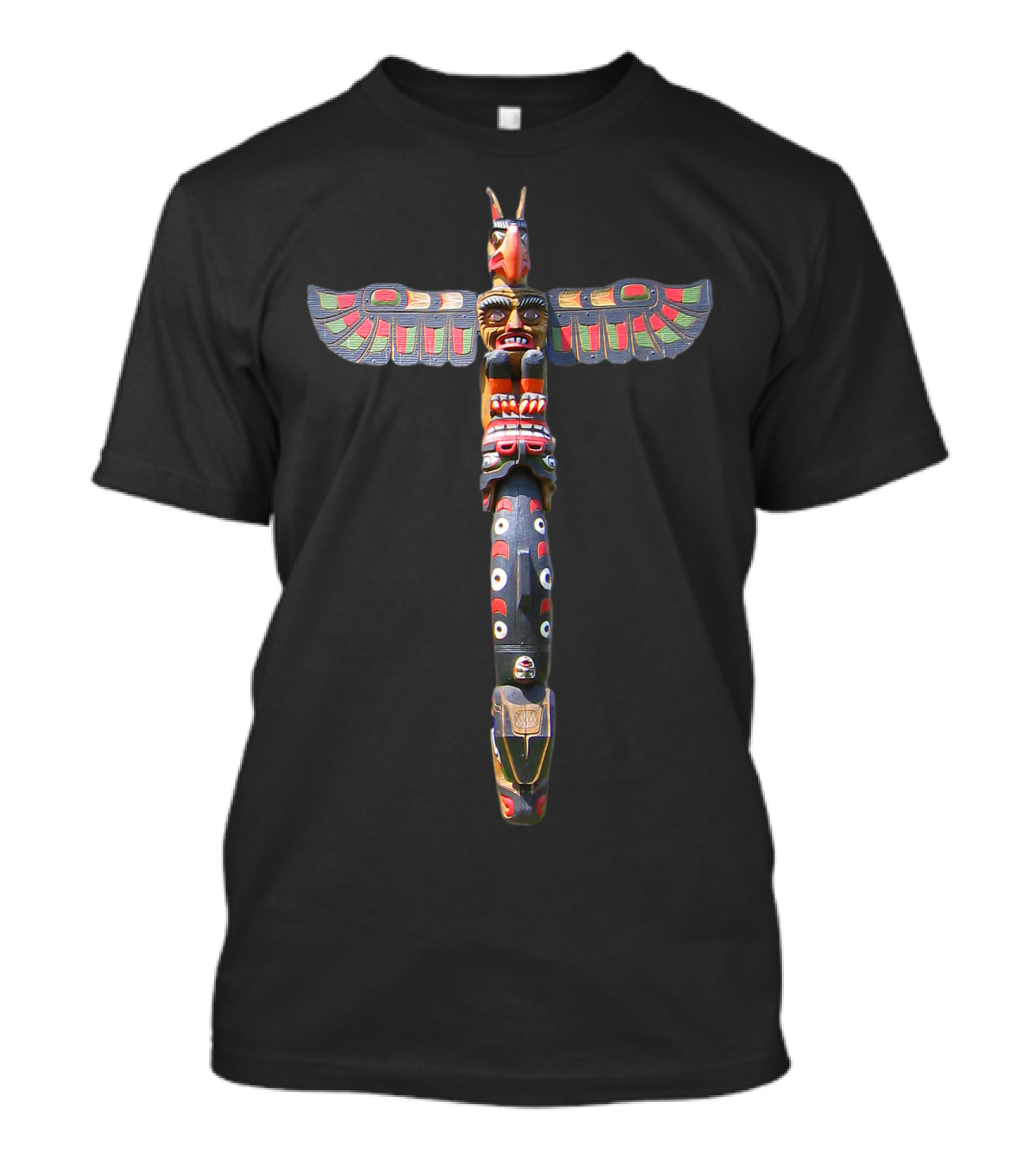 Native American Indian Northwest Totem Pole Washington T-Shirt