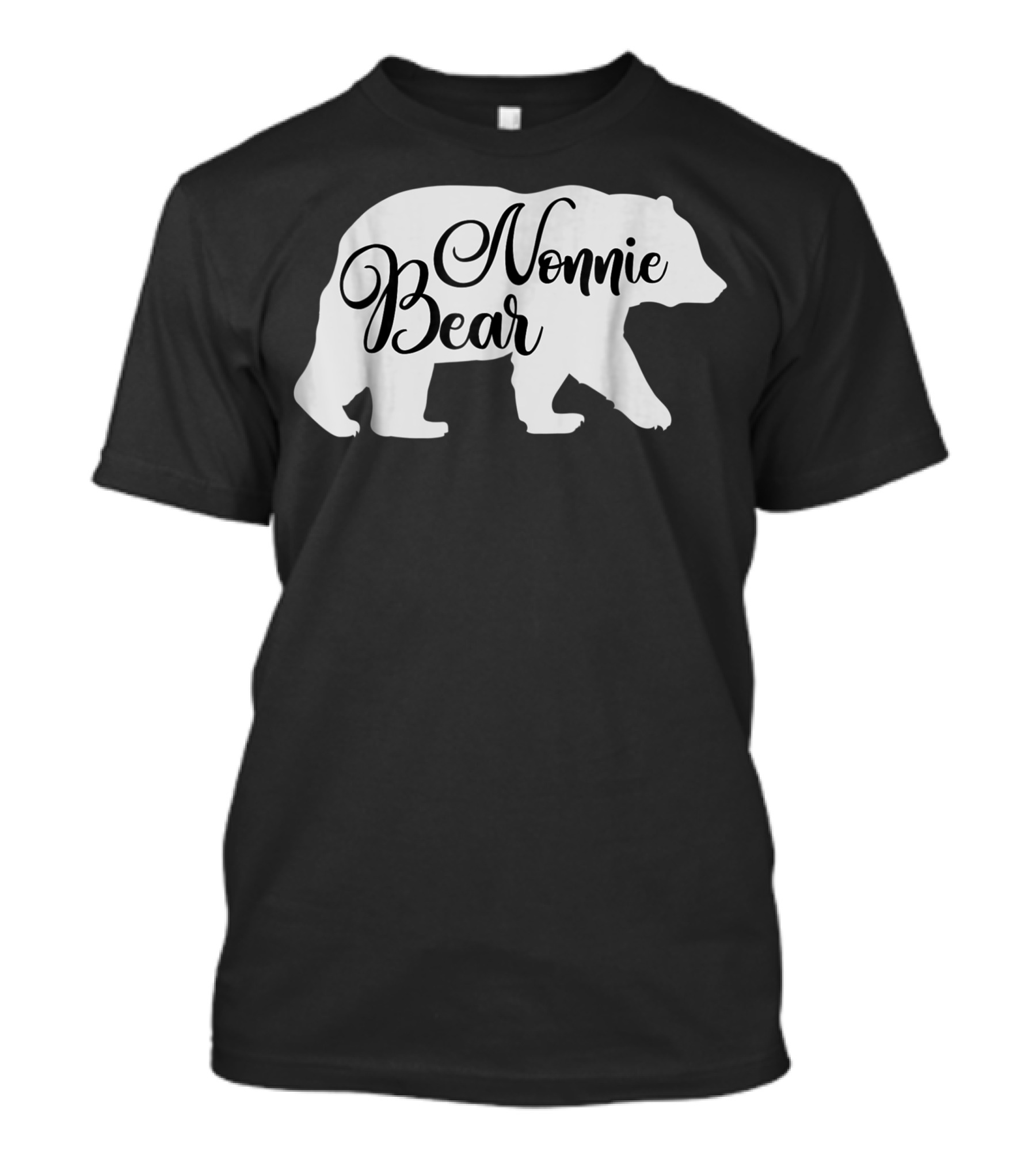 Nonnie Bear Christmas Birthday Bear T-Shirt