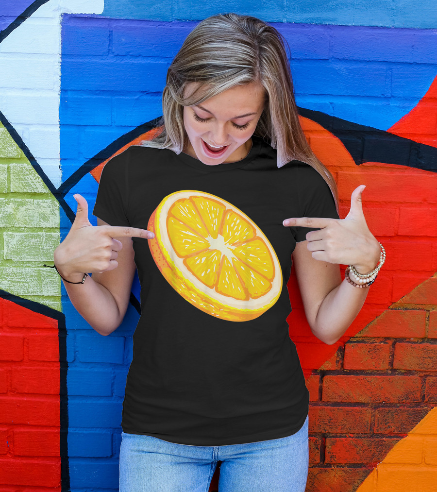 Orange Slice Juicy I Love Cool Juicy Oranges T-Shirt