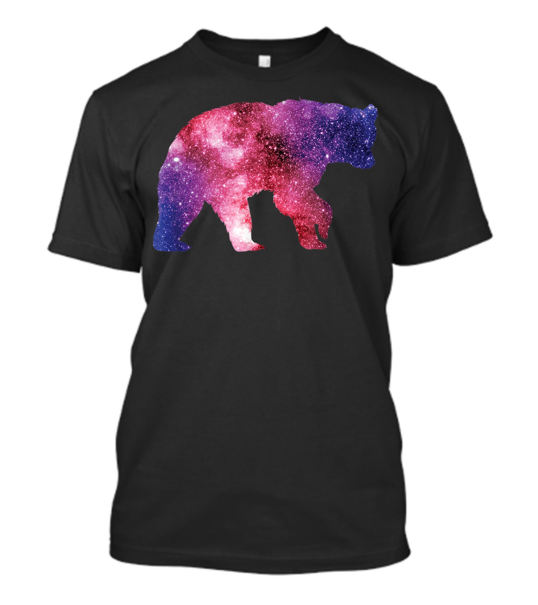 Outerspace Cosmos Bear Galaxy T-Shirt