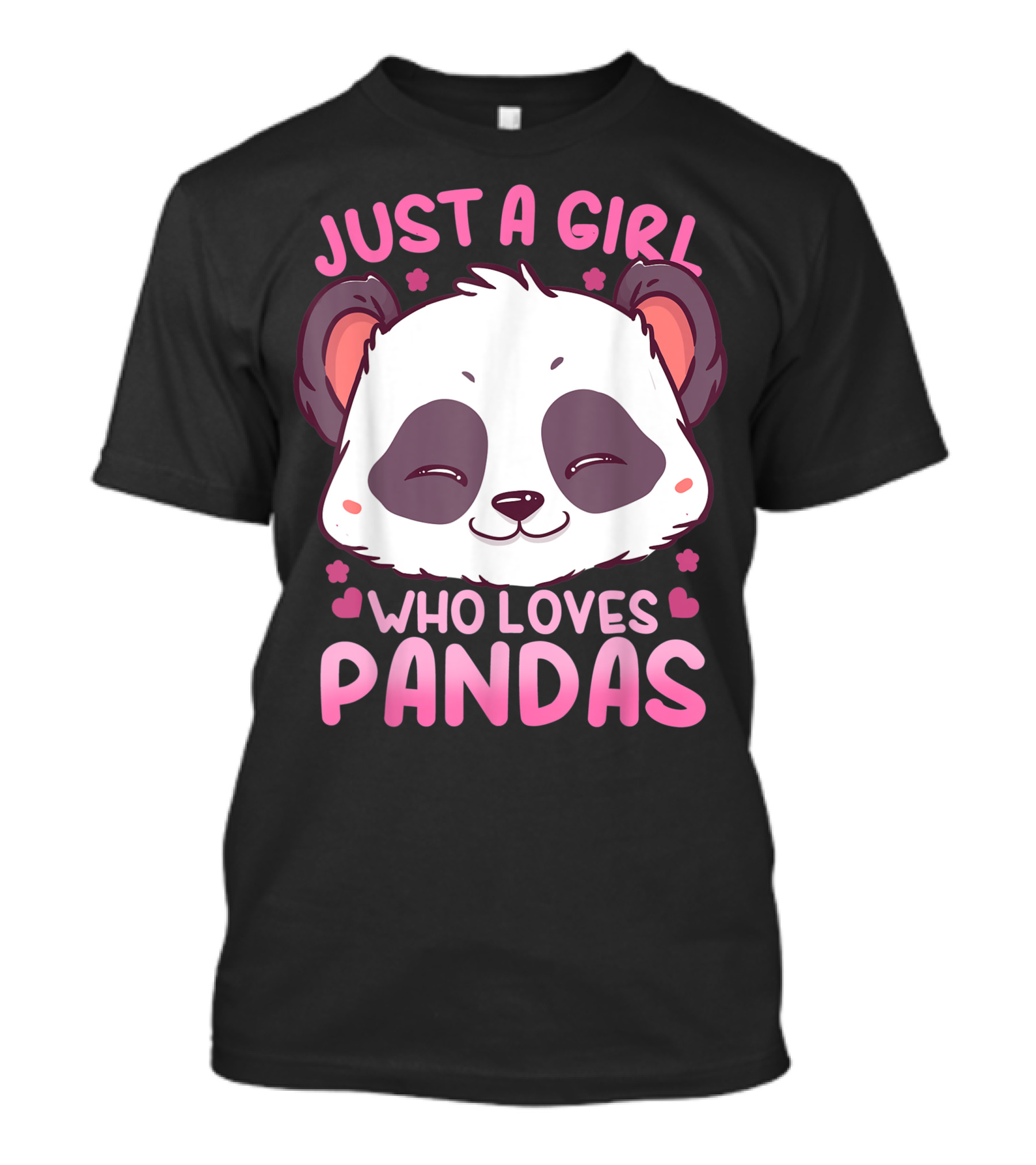 Just A Girl Who Loves Pandas Panda Bear Lover T-Shirt