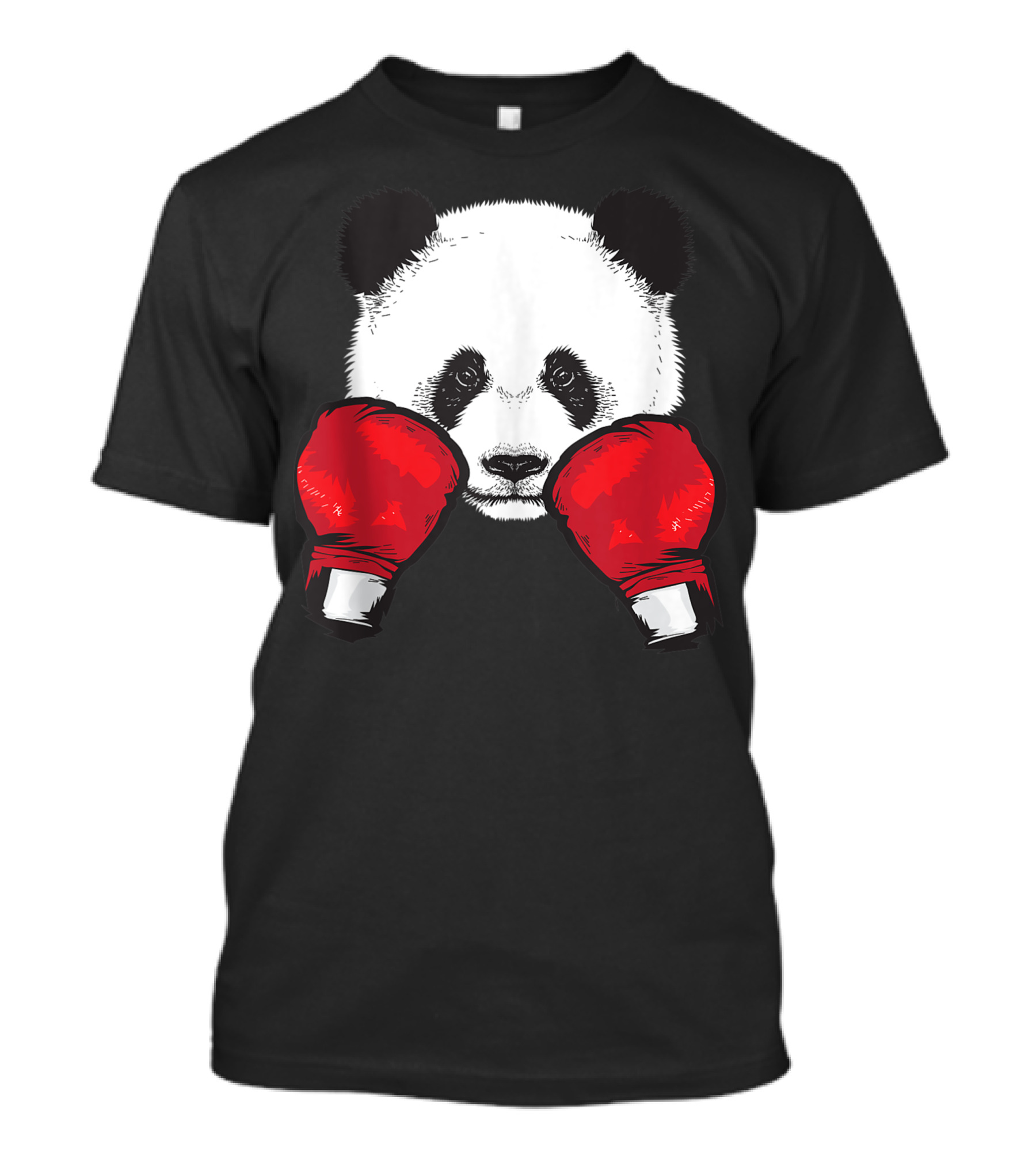 Panda Boxing Gloves Cool Animal Lover Boxer Fan T-Shirt