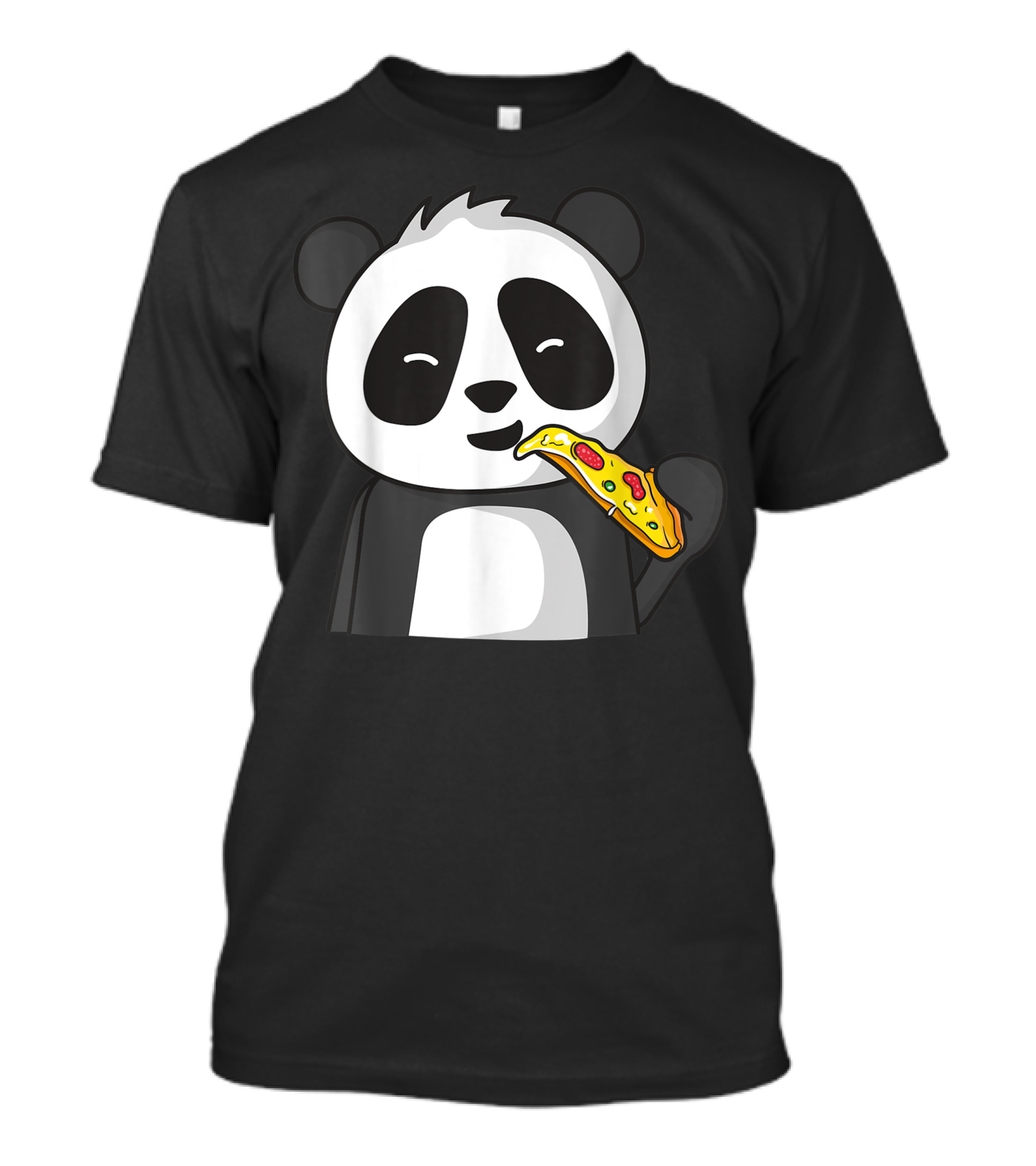 Panda Eating Pizza Panda Bear Pizza Food Foodie T-Shirt