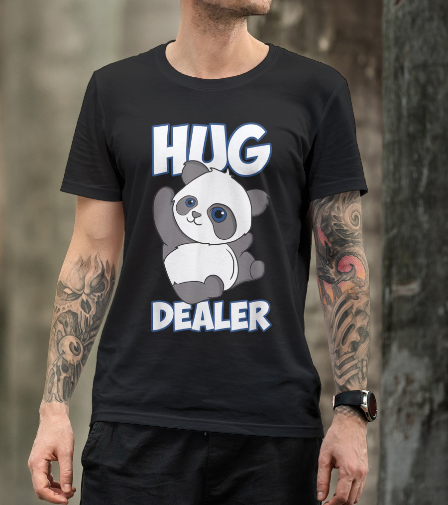Hug Dealer Panda Hugs Panda T-Shirt