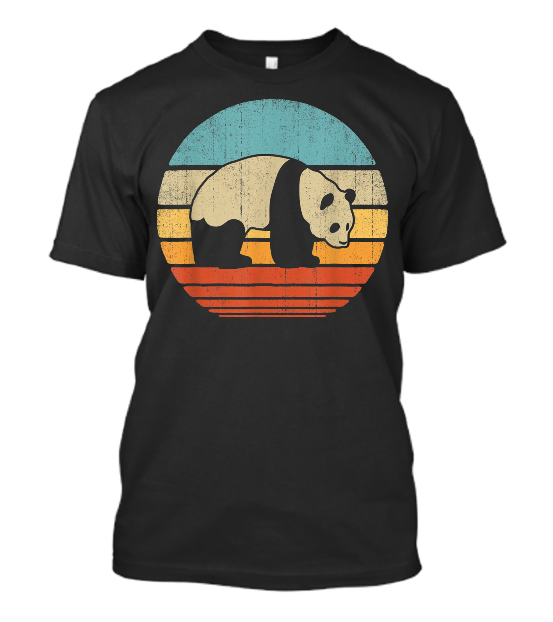 Panda Vintage Retro 60S 70S Zoo Animal Bear Lover T-Shirt
