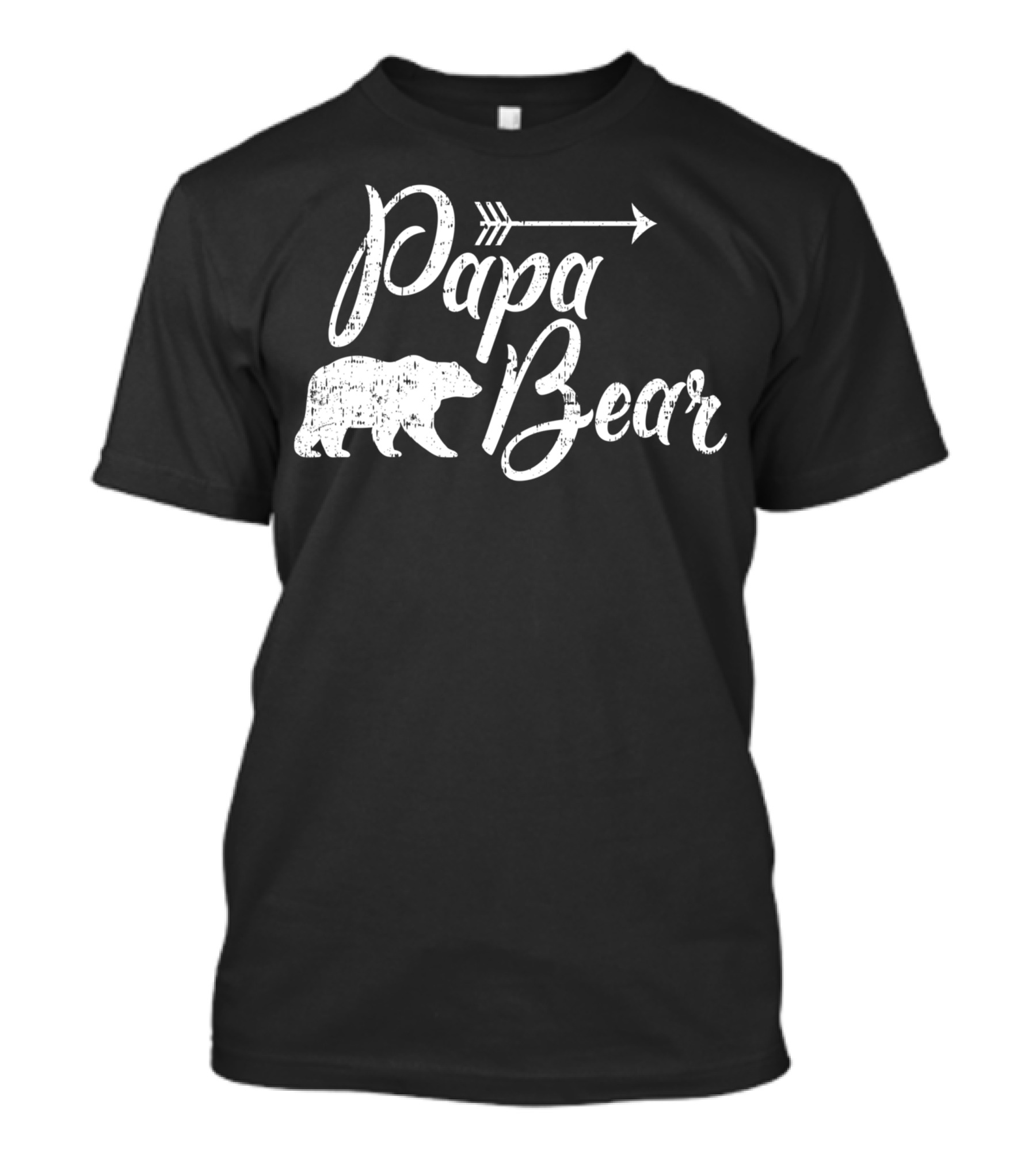 Papa Bear Mama Bear Camping Arrow T-Shirt