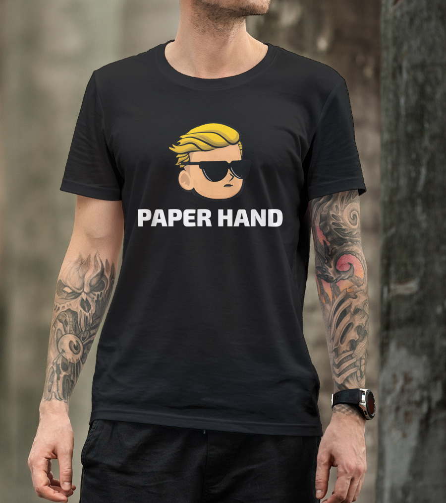 Paper Hand Wallstreetbets Tendies Meme T-Shirt