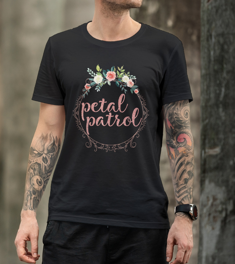 Petal Patrol Flower Floral Girl T-Shirt