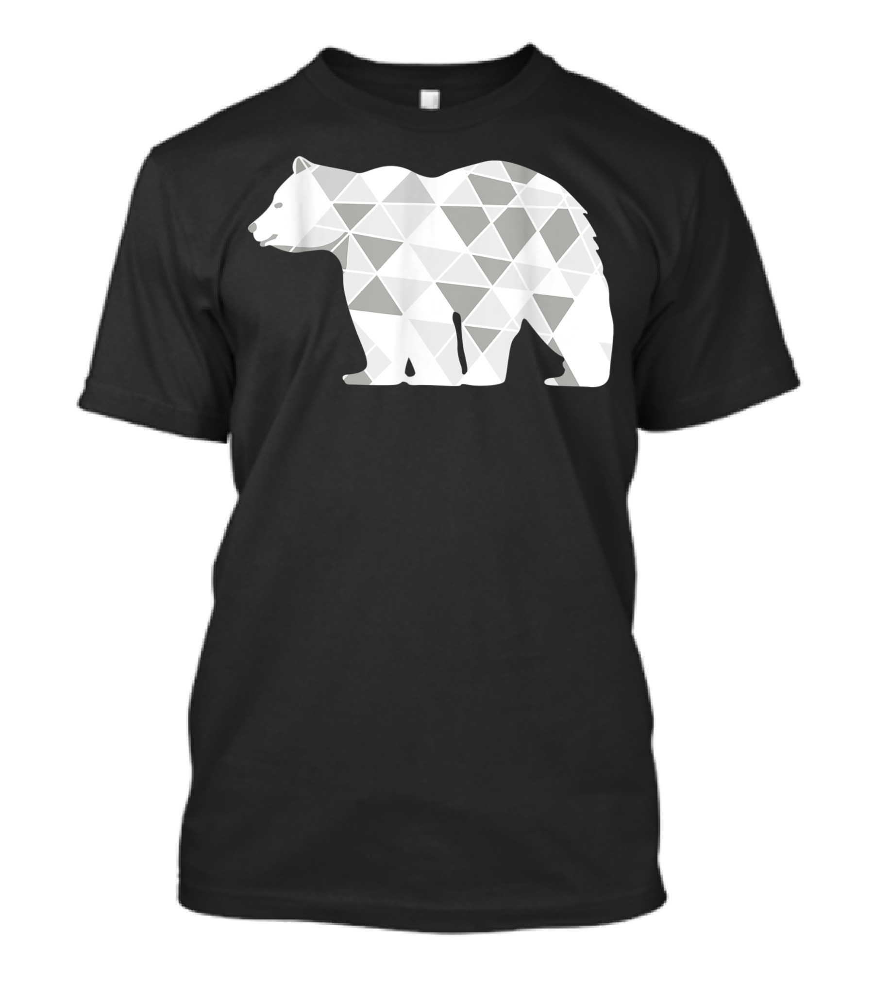 Polar Bear Geometric North Pole T-Shirt