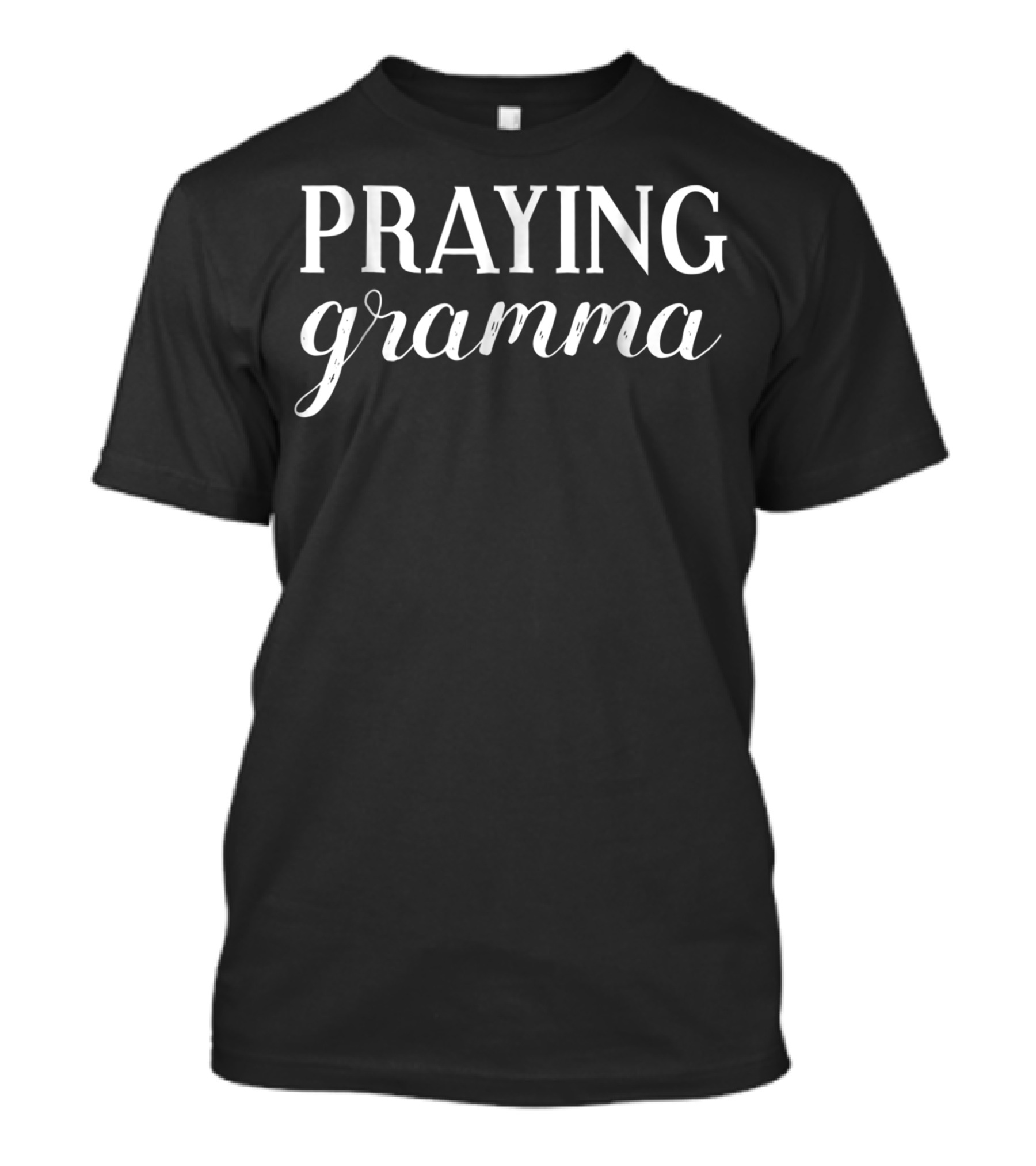 Praying Gramma Christian Bible Grandparents Jesus T-Shirt