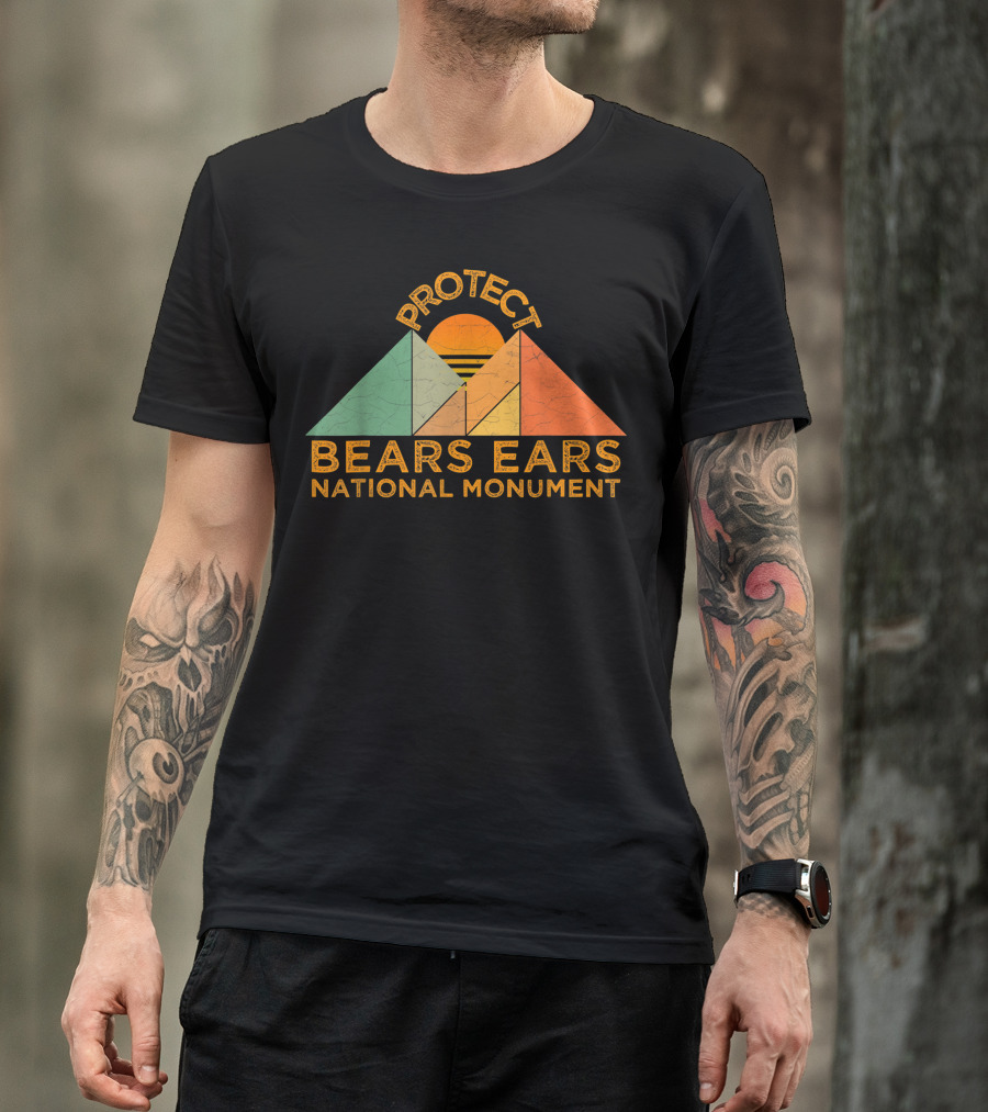 Protect Bears Ears National Monument Sunset Landscape T-Shirt