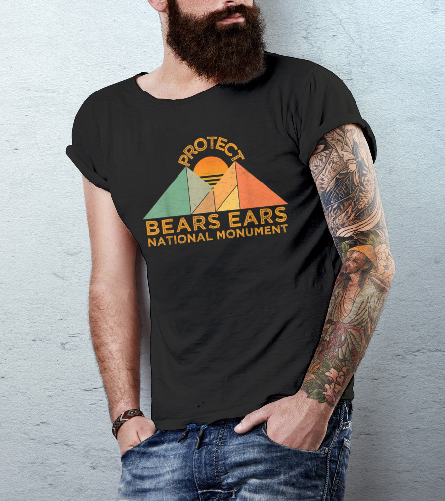 Protect Bears Ears National Monument Sunset Landscape T-Shirt