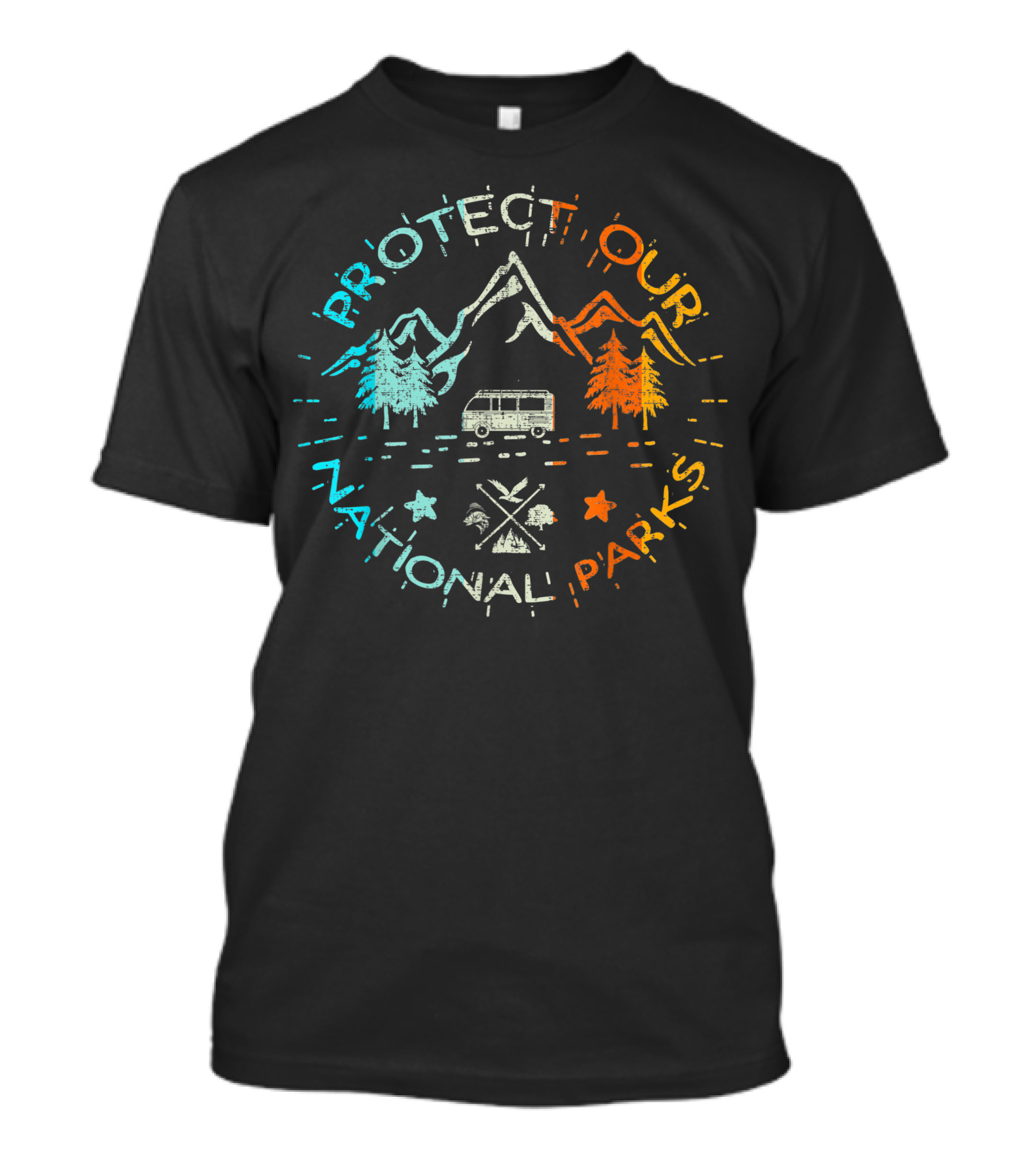 Protect Our National Parks Camping Hiking Preserve T-Shirt