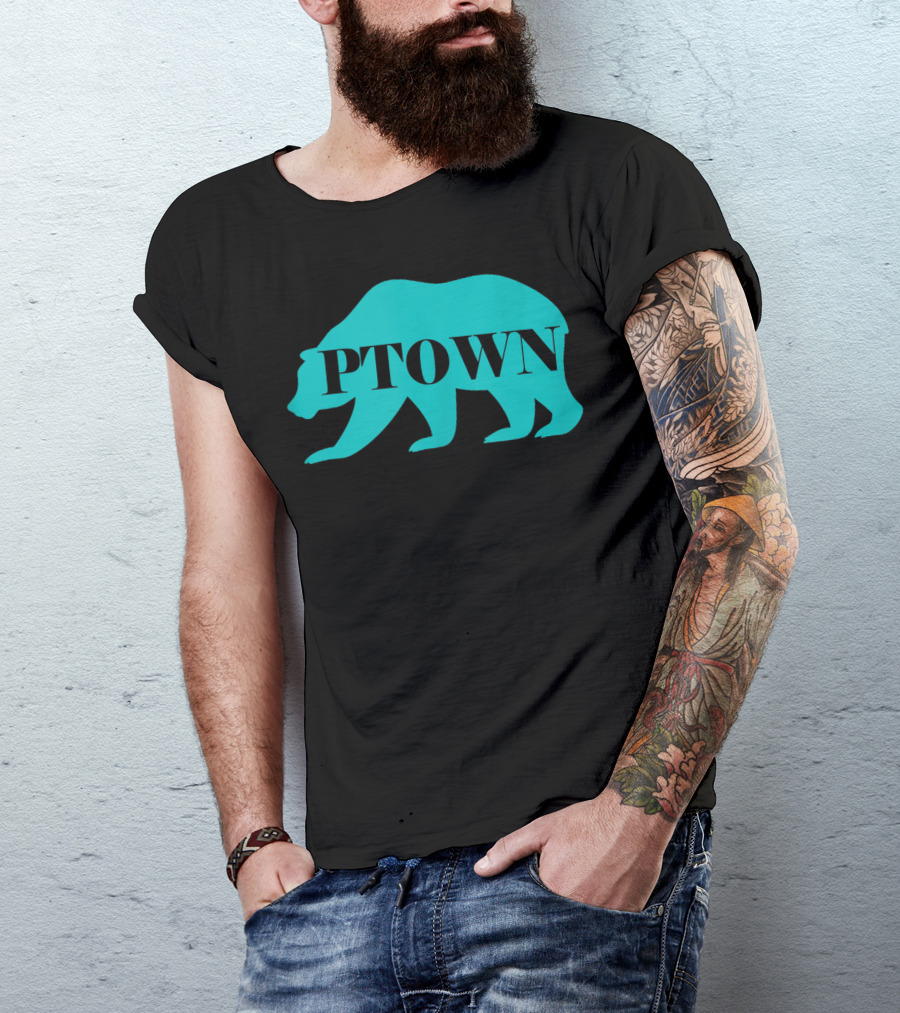 PTOWN Bear Provincetown Cape Cod Massachusetts T-Shirt