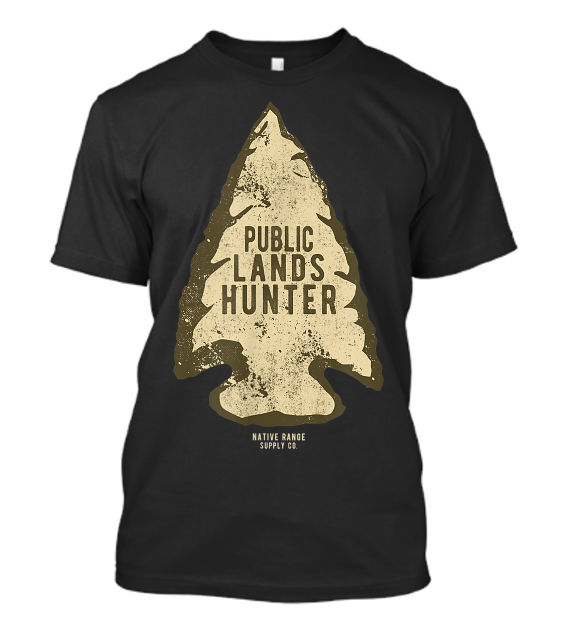 Public Lands Hunter Native Range Supply Co Arrowhead T-Shirt