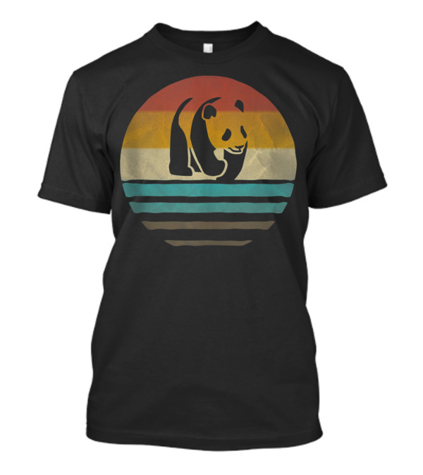 Retro Vintage Kawaii Panda Bear Lover T-Shirt