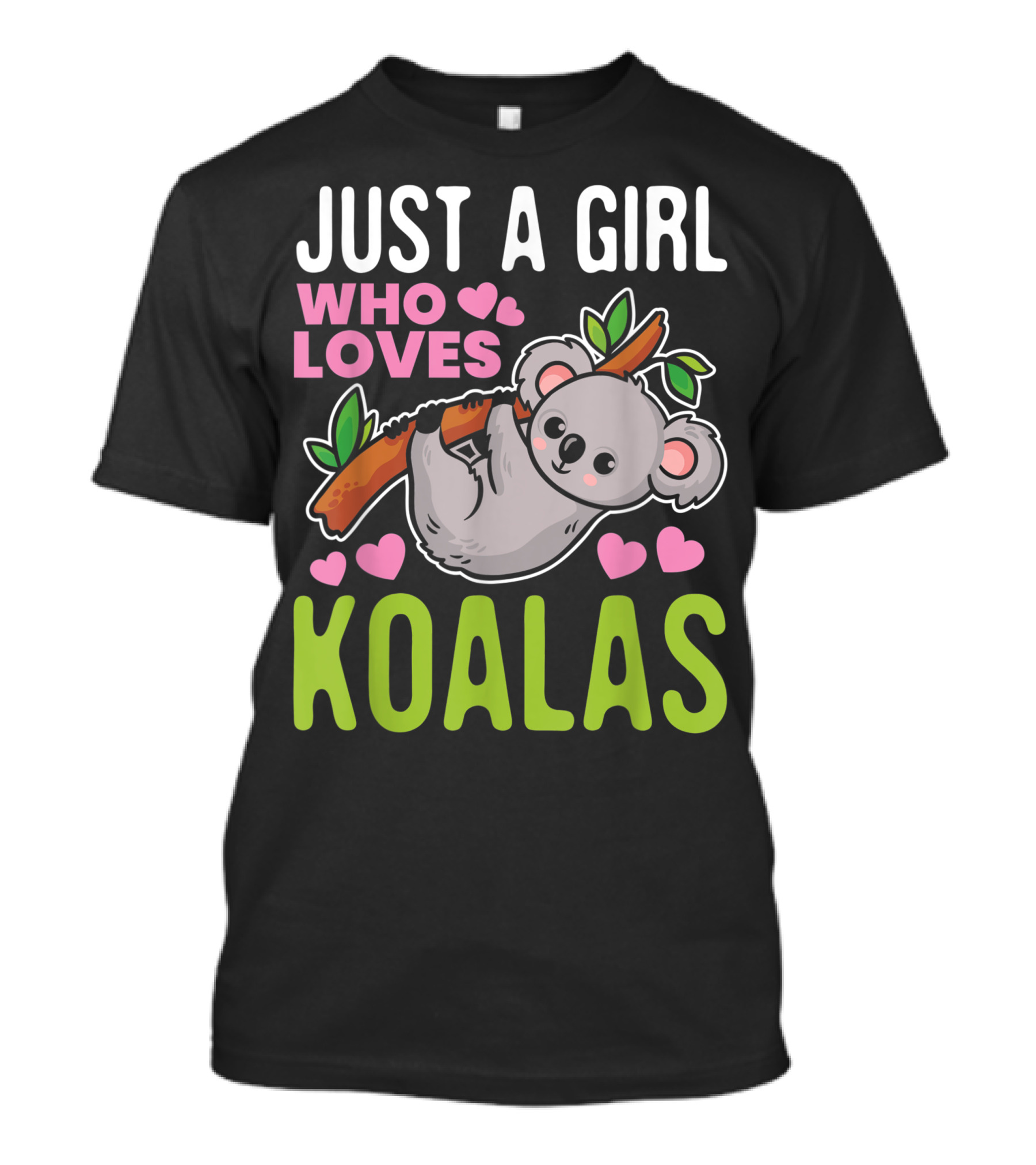 Just A Girl Who Loves Koalas Animal Lovers Vintage Koalas T-Shirt