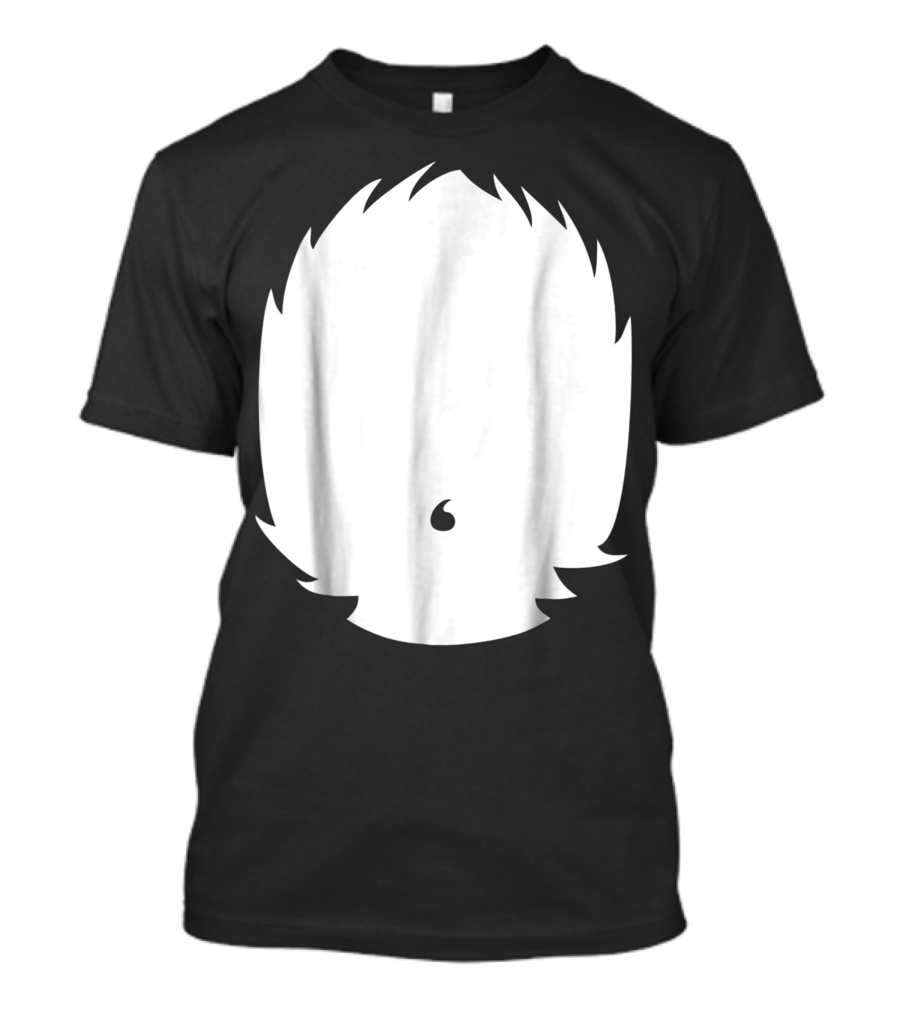 Skunk Cat Panda DIY Halloween Costume Animals Belly T-Shirt