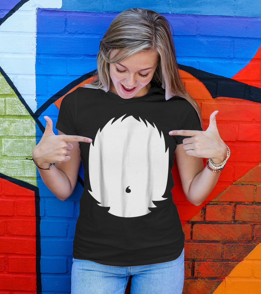 Skunk Cat Panda DIY Halloween Costume Animals Belly T-Shirt