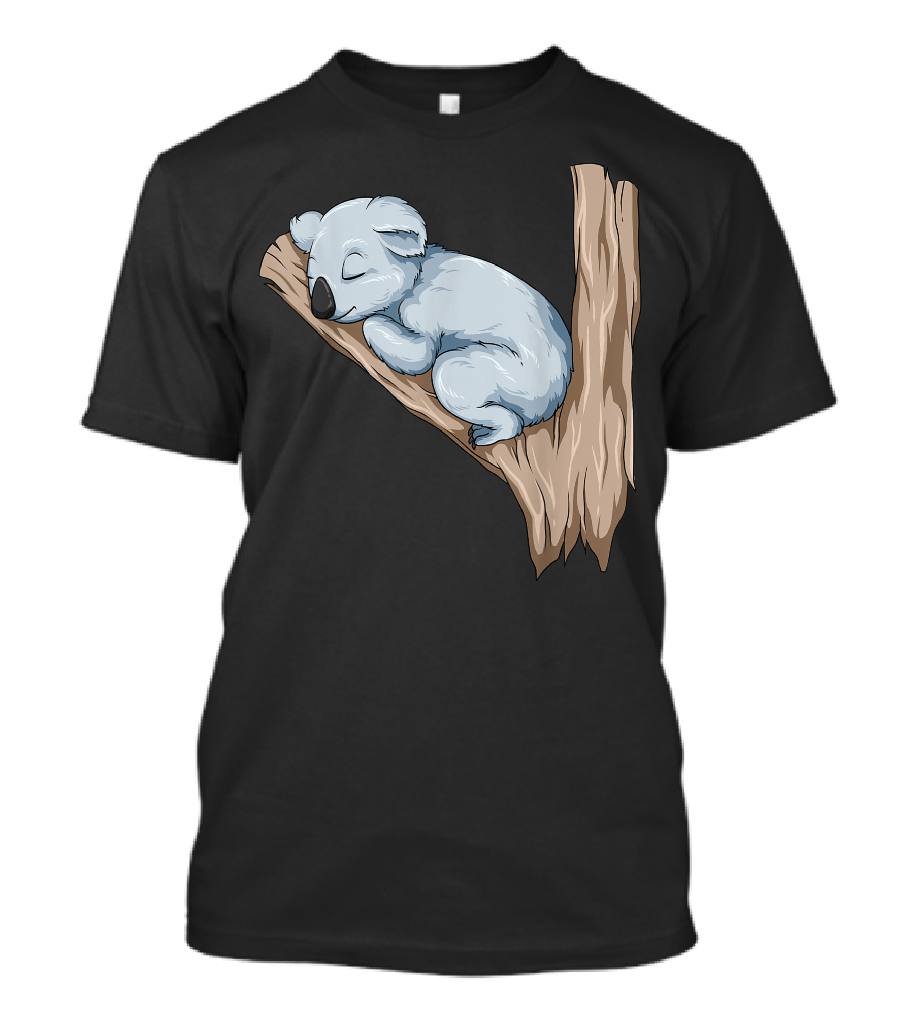 Sleeping Koala Bear On Tree Branch For Koala Lovers T-Shirt