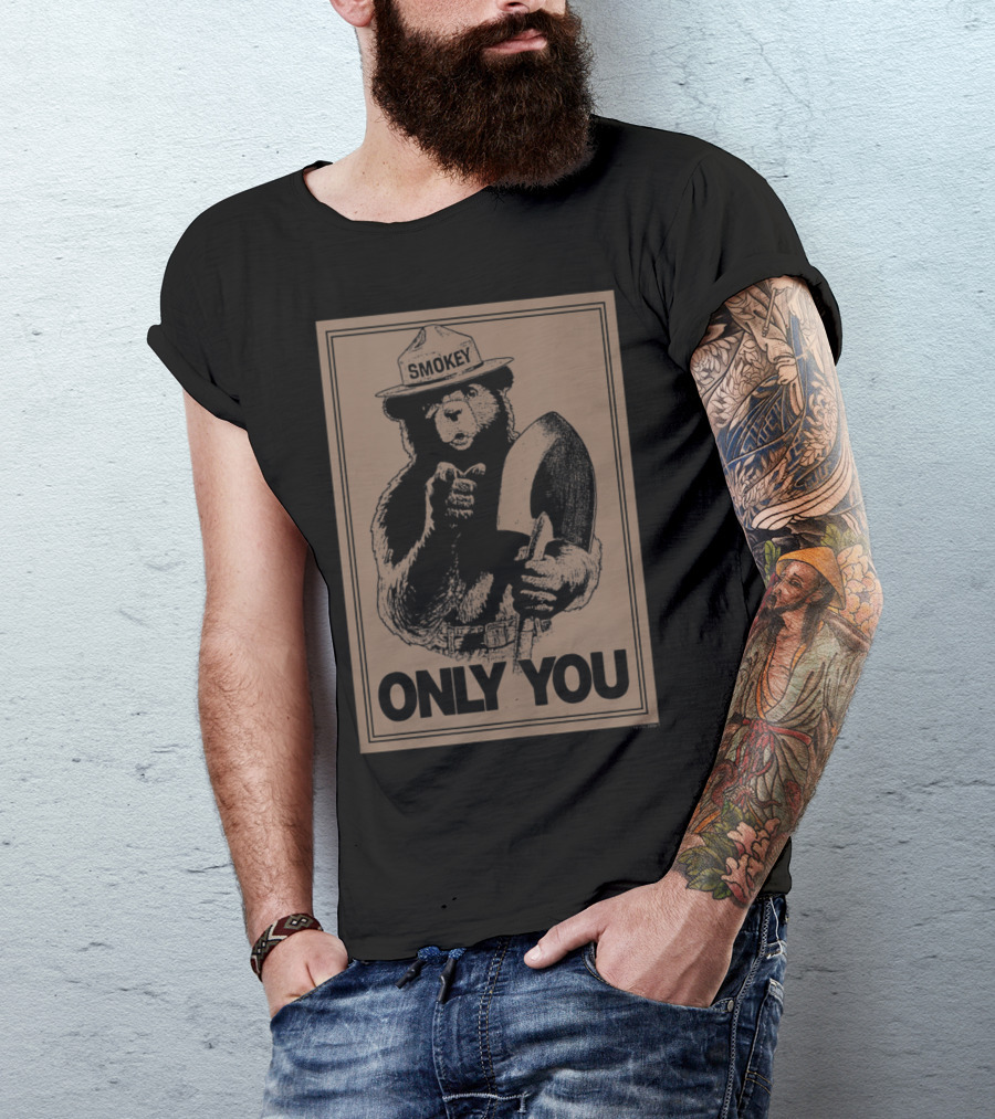 Smokey Bear Only You Forest Fire Prevention T-Shirt