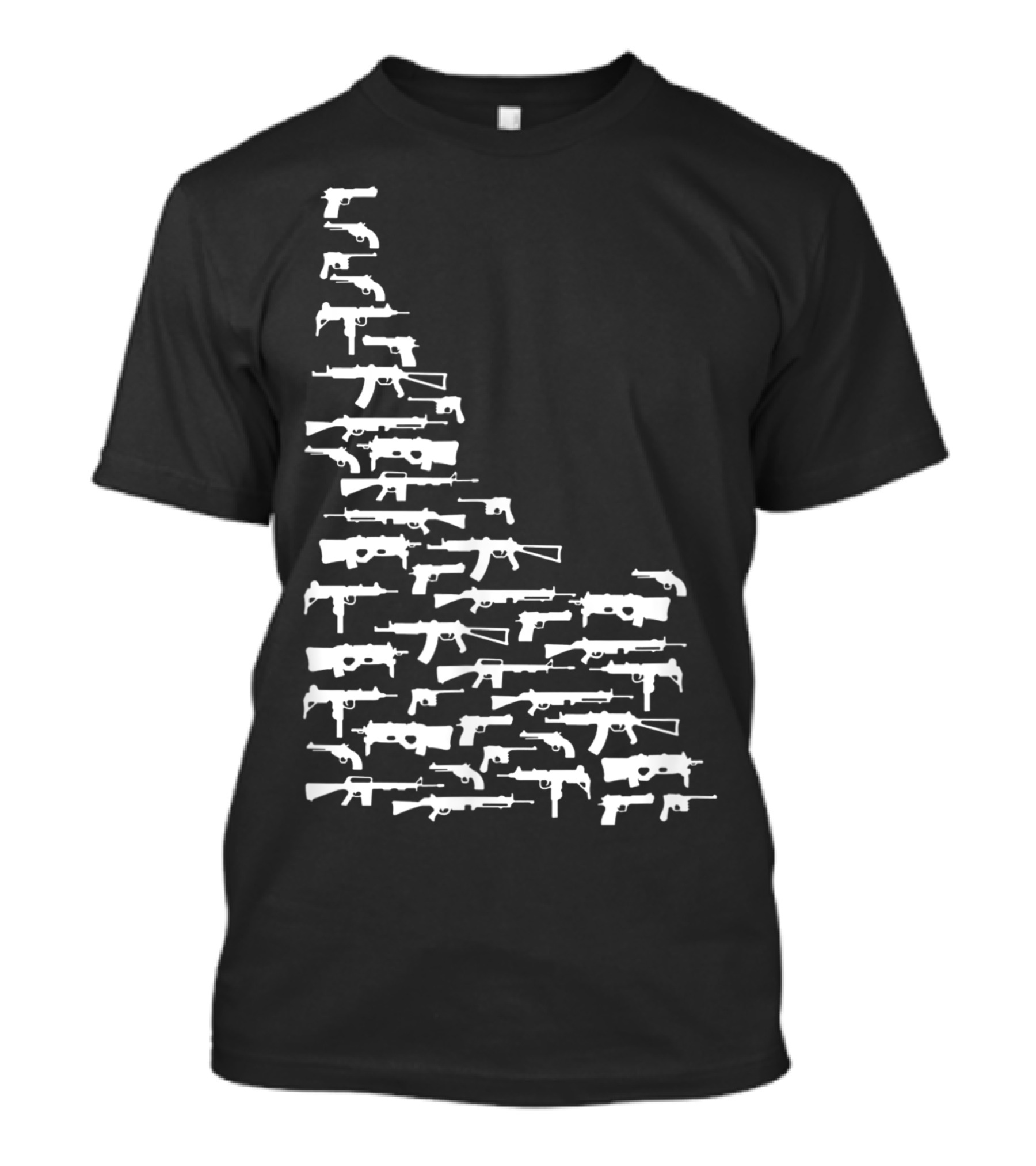 State Of Idaho Guns 2nd Amendment Map T-Shirt
